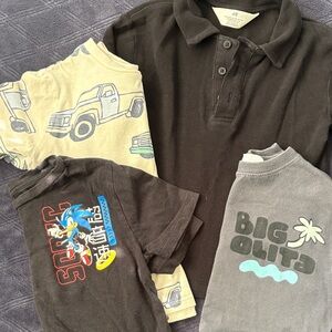 5-6 boys shirt bundle